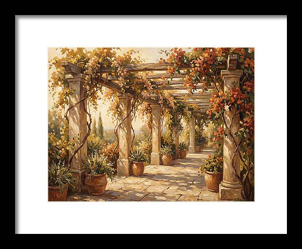 Mediterranean Garden Pergola
