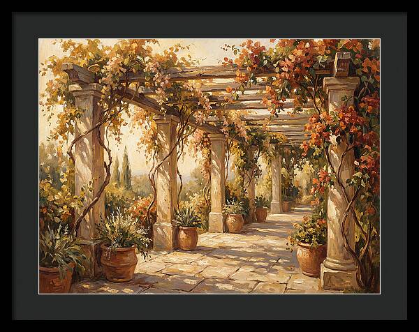 Mediterranean Garden Pergola