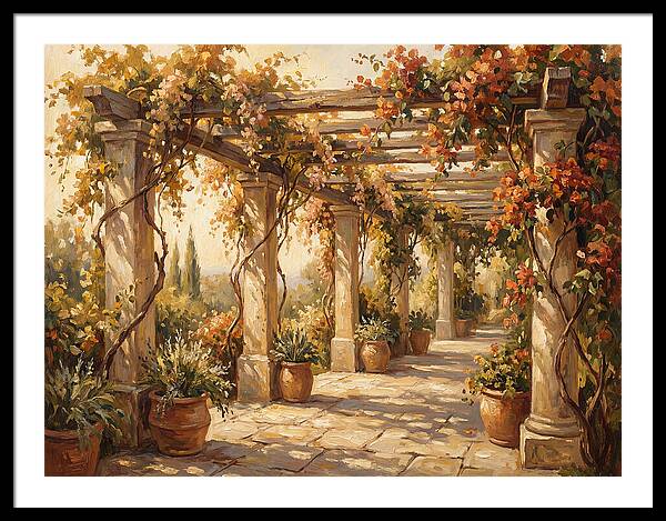 Mediterranean Garden Pergola