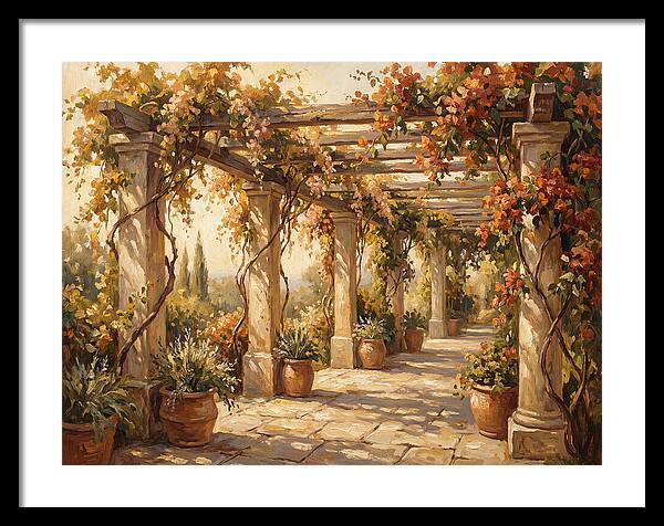 Mediterranean Garden Pergola