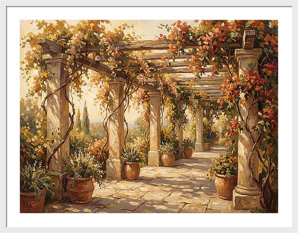 Mediterranean Garden Pergola