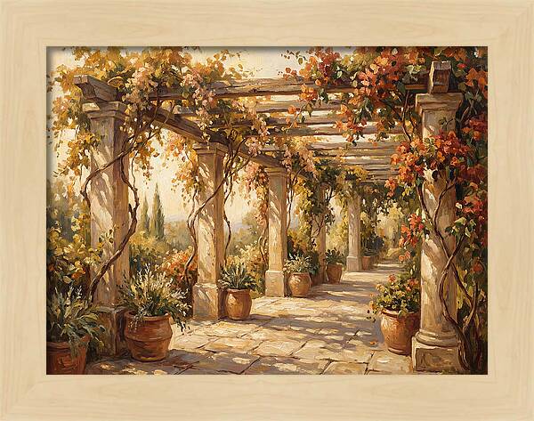 Mediterranean Garden Pergola