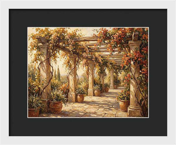 Mediterranean Garden Pergola