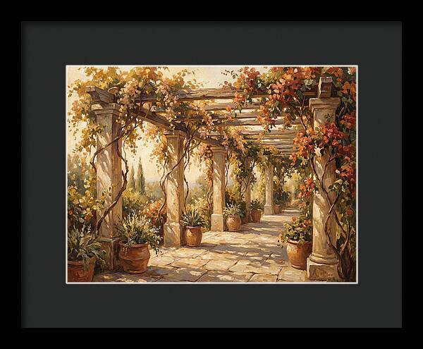 Mediterranean Garden Pergola