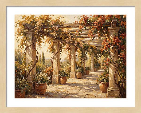 Mediterranean Garden Pergola