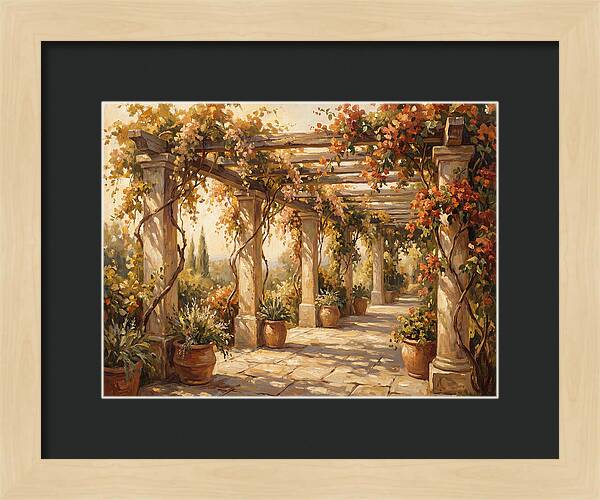 Mediterranean Garden Pergola