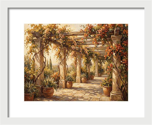 Mediterranean Garden Pergola