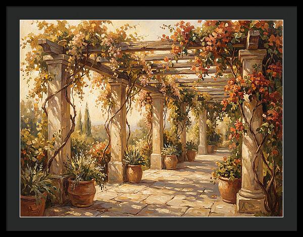 Mediterranean Garden Pergola