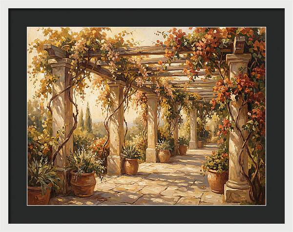 Mediterranean Garden Pergola