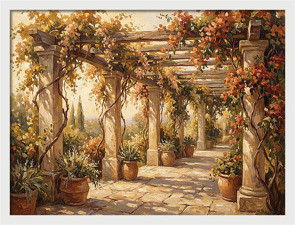 Mediterranean Garden Pergola