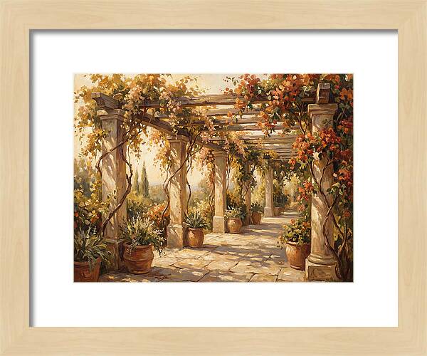 Mediterranean Garden Pergola