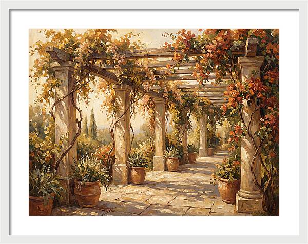 Mediterranean Garden Pergola