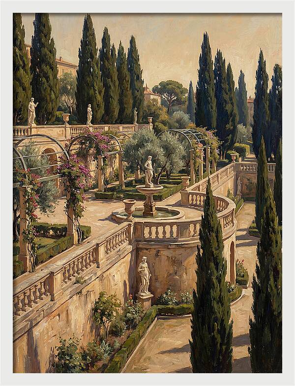 Mediterranean Garden Serenity