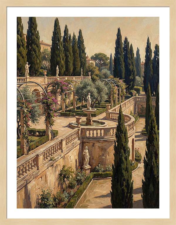 Mediterranean Garden Serenity