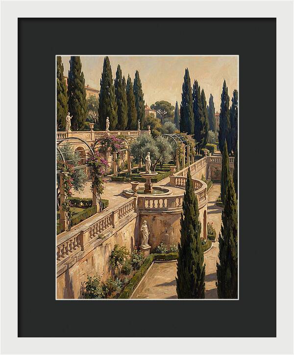 Mediterranean Garden Serenity