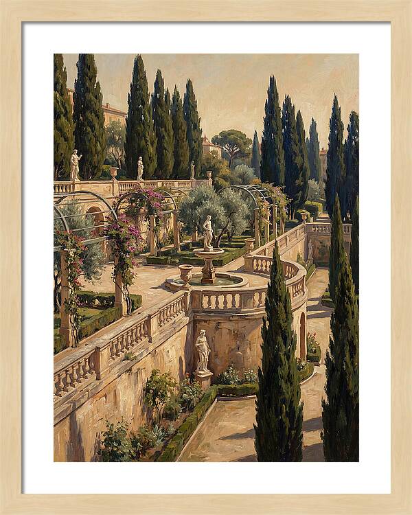Mediterranean Garden Serenity