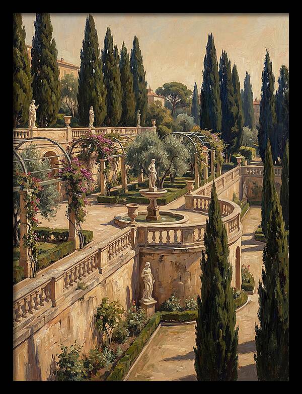 Mediterranean Garden Serenity