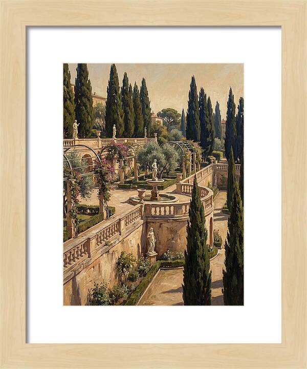 Mediterranean Garden Serenity