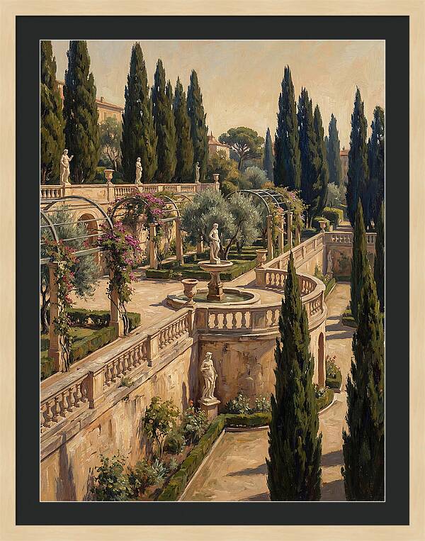 Mediterranean Garden Serenity