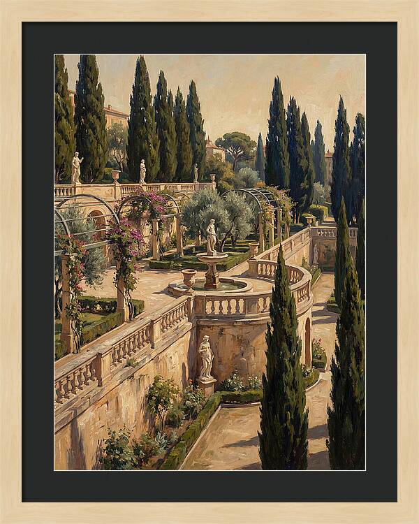 Mediterranean Garden Serenity