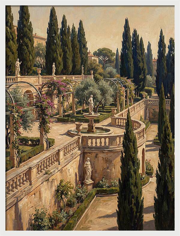 Mediterranean Garden Serenity