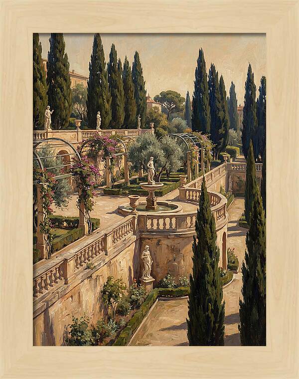 Mediterranean Garden Serenity