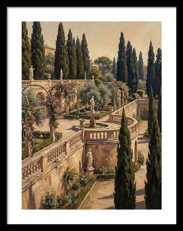 Mediterranean Garden Serenity