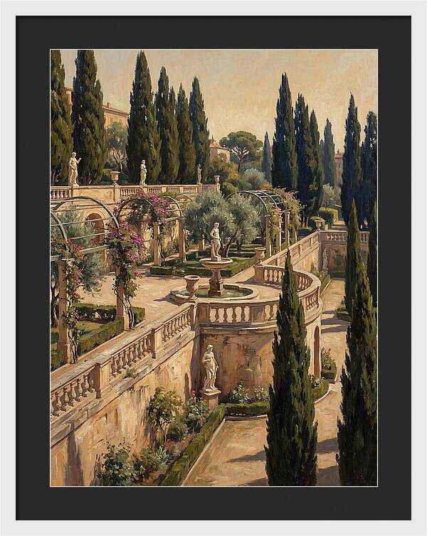 Mediterranean Garden Serenity
