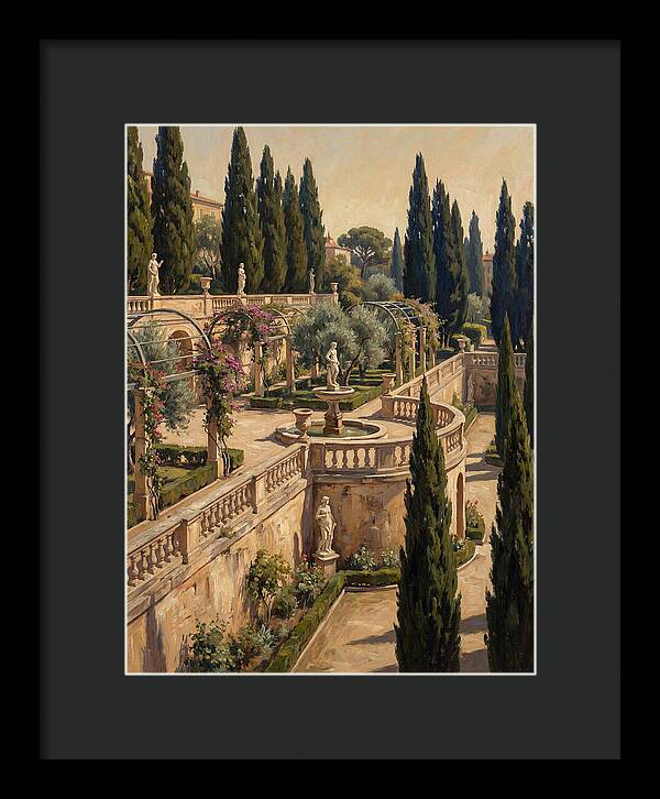 Mediterranean Garden Serenity