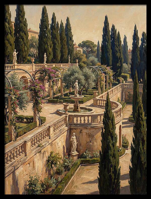 Mediterranean Garden Serenity
