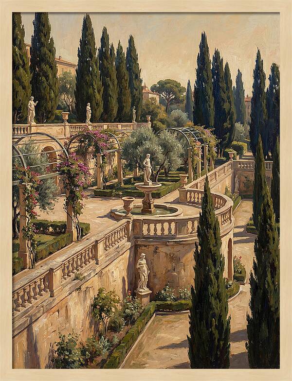 Mediterranean Garden Serenity