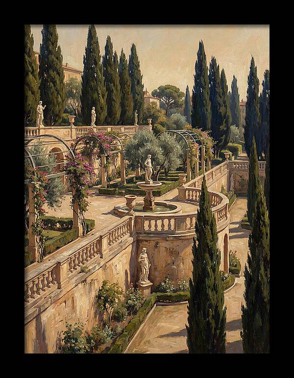 Mediterranean Garden Serenity