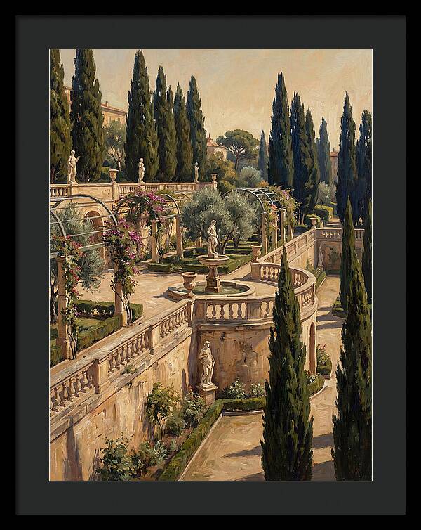 Mediterranean Garden Serenity