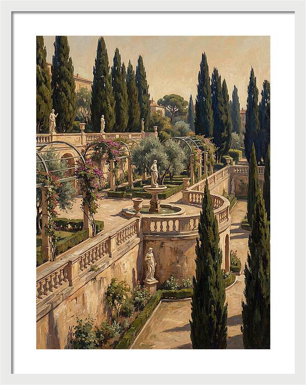 Mediterranean Garden Serenity