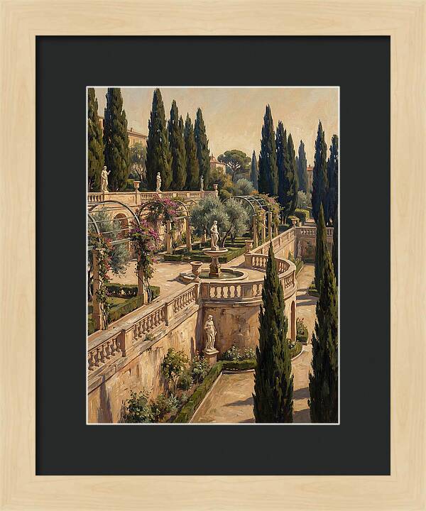 Mediterranean Garden Serenity