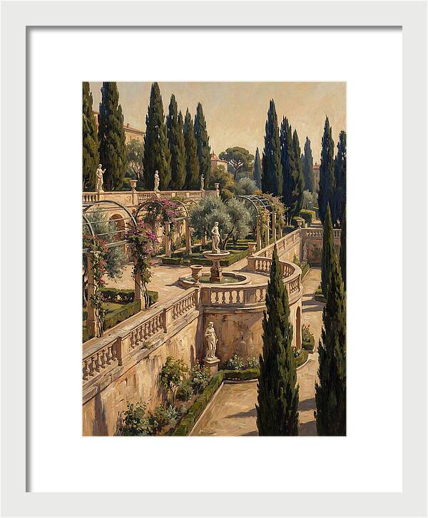 Mediterranean Garden Serenity