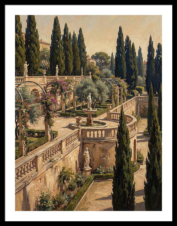 Mediterranean Garden Serenity