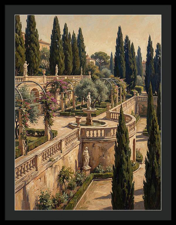 Mediterranean Garden Serenity