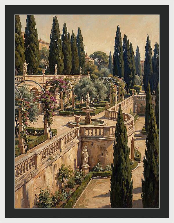 Mediterranean Garden Serenity