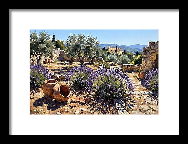 Mediterranean Garden Serenity
