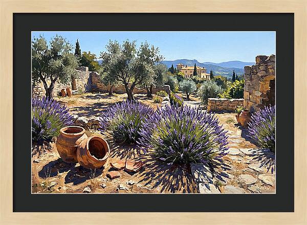 Mediterranean Garden Serenity