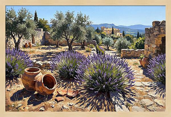 Mediterranean Garden Serenity