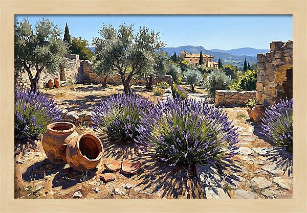 Mediterranean Garden Serenity