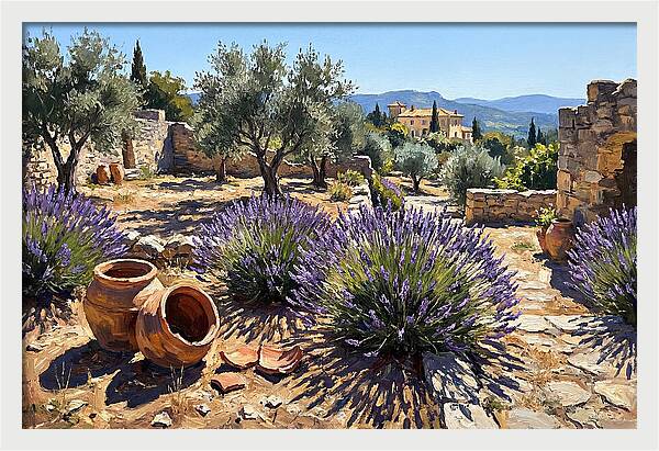 Mediterranean Garden Serenity