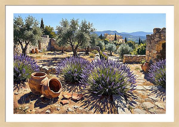 Mediterranean Garden Serenity
