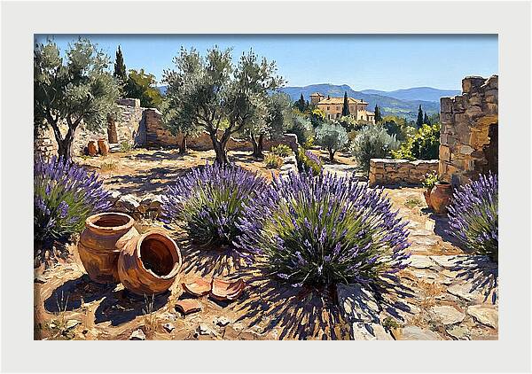 Mediterranean Garden Serenity
