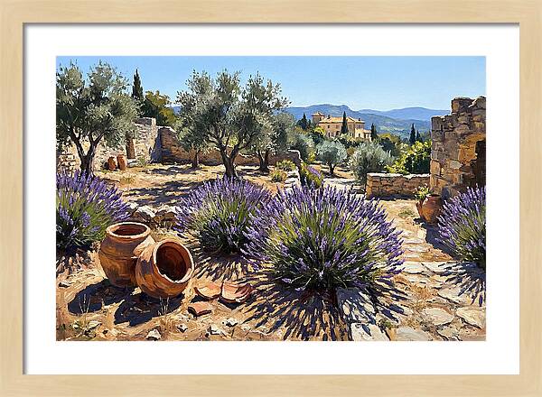 Mediterranean Garden Serenity