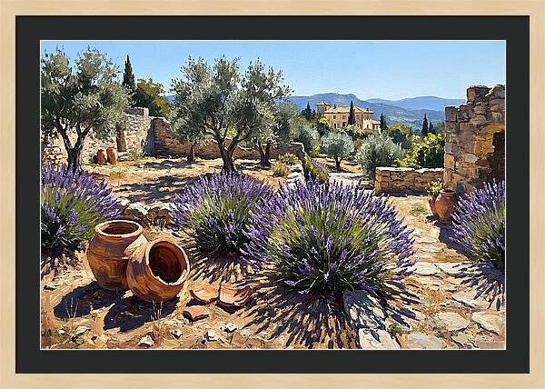 Mediterranean Garden Serenity