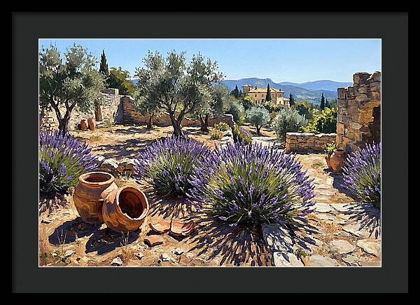 Mediterranean Garden Serenity
