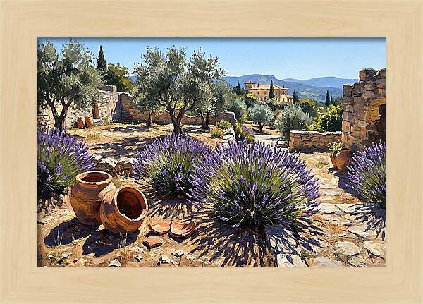 Mediterranean Garden Serenity